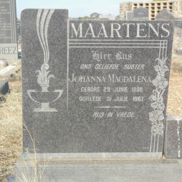 MAARTENS Johanna Magdalena 1888-1967