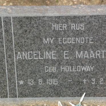 MAARTENS Angeline E. nee HOLLOWAY 1916-1957