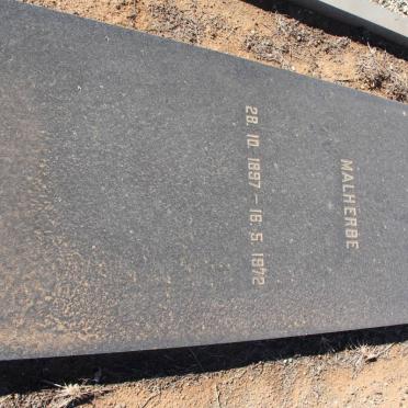 MALHERBE Pieter Borcherds 1897-1972