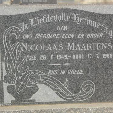 MAARTENS Nicolaas 1949-1968