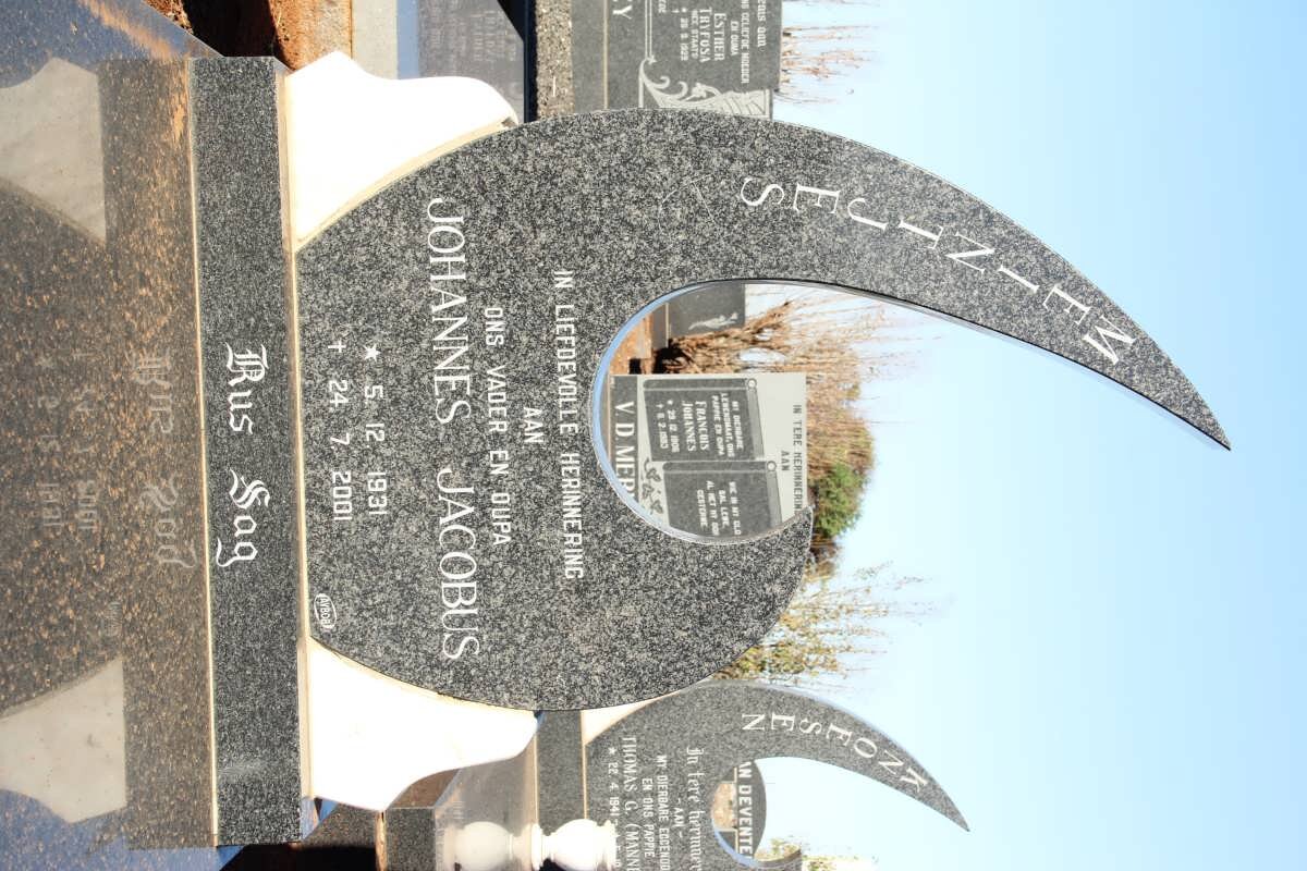 MEINTJES Johannes Jacobus 1931-2001