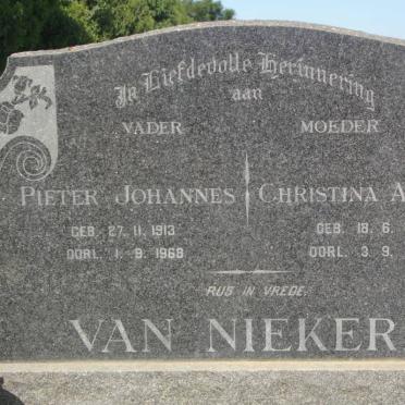 NIEKERK Pieter Johannes, van 1913-1968 &amp; Christina Aletta 1913-1996