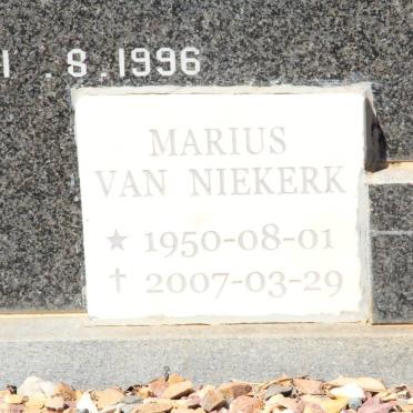 NIEKERK Marius, van 1950-2007