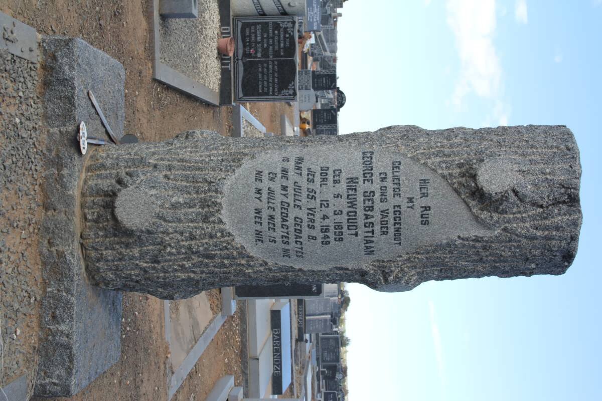 NIEUWOUDT George Sebastiaan 1899-1949