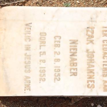 NIENABER Izak Johannes 1952-1952