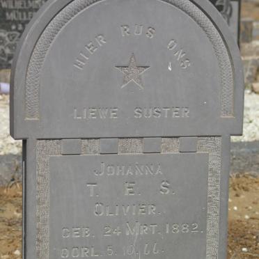 OLIVIER Johanna T.E.S. 1882-1966