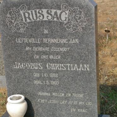 PISANI Jacobus Christiaan, du 1888-1960