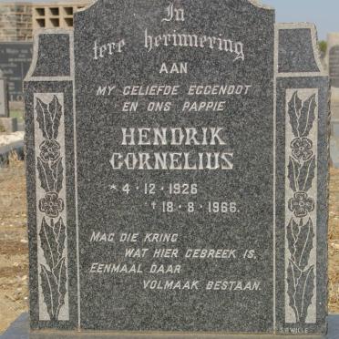 POTGIETER Hendrik Cornelius 1926-1966