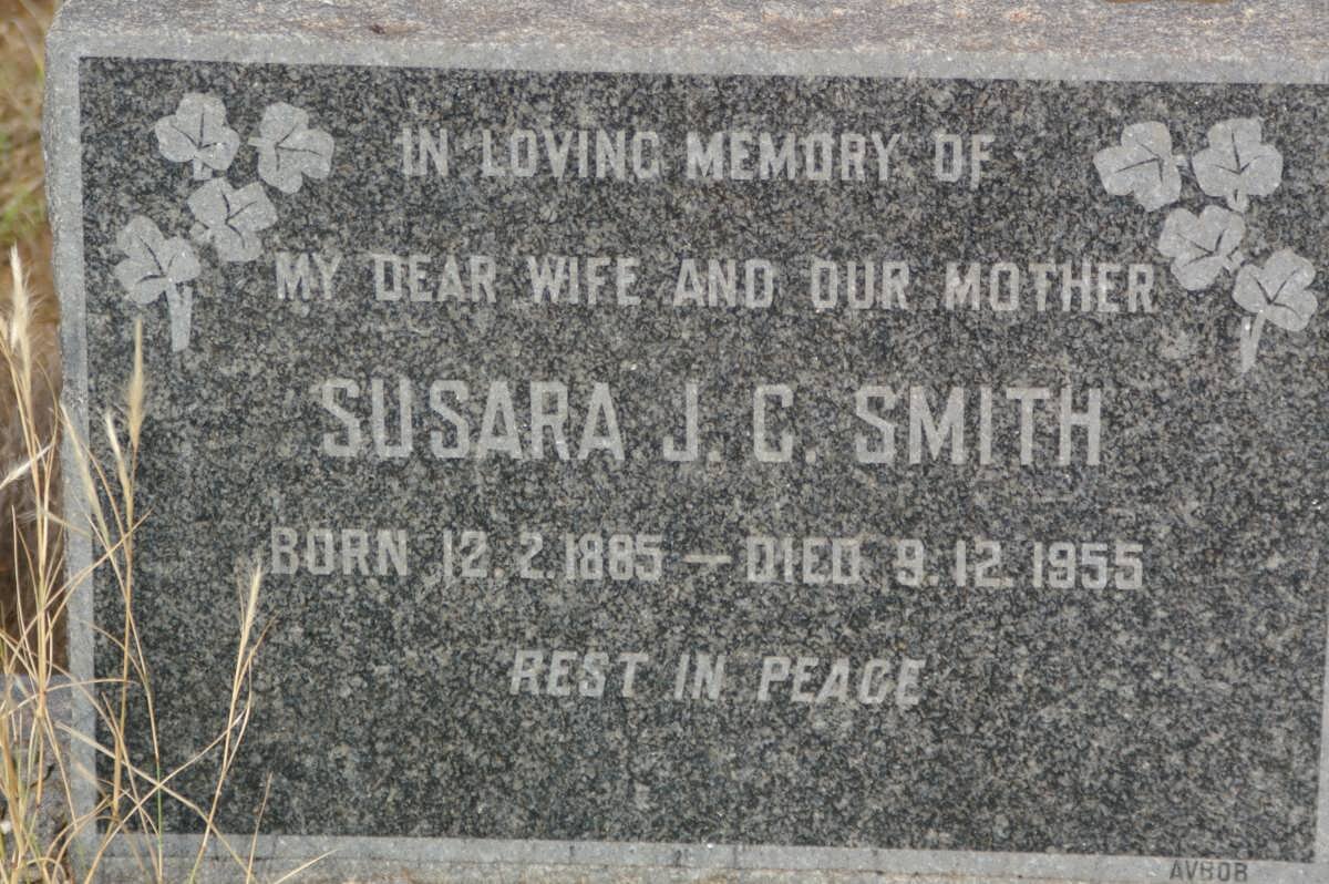 SMITH Susara J.C. 1885-1955