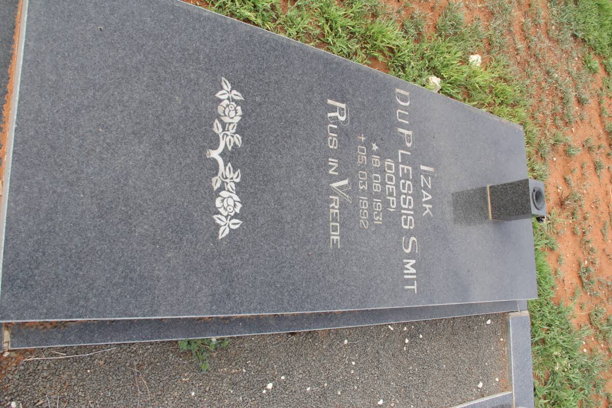 SMIT Izak Du Plessis 1931-1992