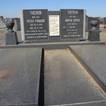 THERON Pieter Francois 1893-1976 &amp; Martha Sophia BURGER 1908-