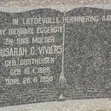 VIVIERS Susarah C. nee OOSTHUISEN 1886-1958