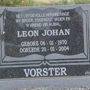 VORSTER Leon Johan 1970-2004