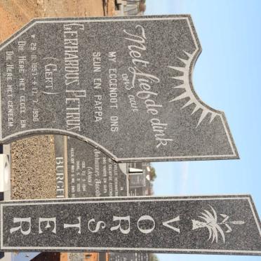 VORSTER Gerhardus Petrus 1957-1990