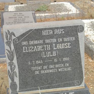 WALT Elizabeth Louise, van der 1945-1960