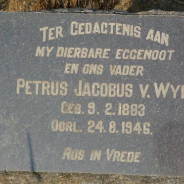 WYK Petrus Jacobus, v. 1883-1946