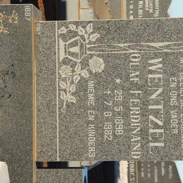 WENTZEL Olaf Ferdinand 1896-1982