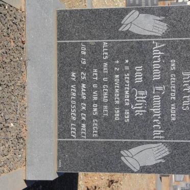 WIJK Adriaan Lamprecht, van 1895-1980