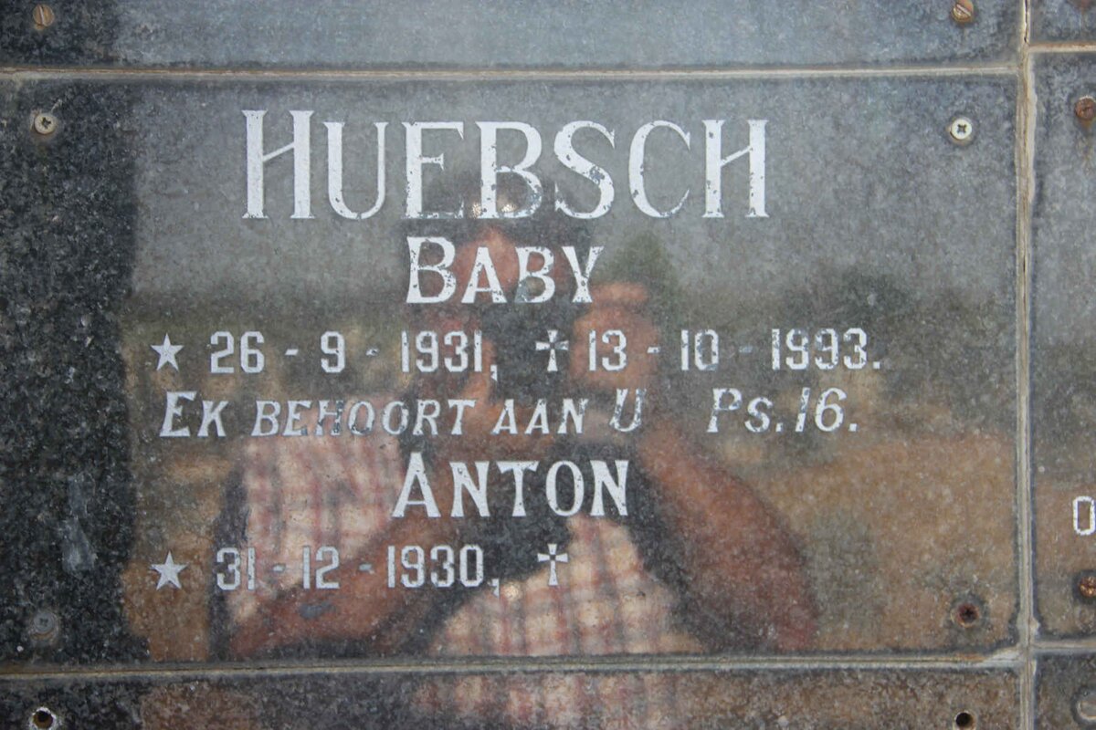 HUEBSCH Anton 1930- &amp; Baby 1931-1993