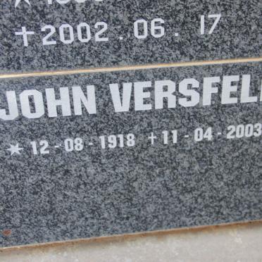 VERSFELD John 1918-2003