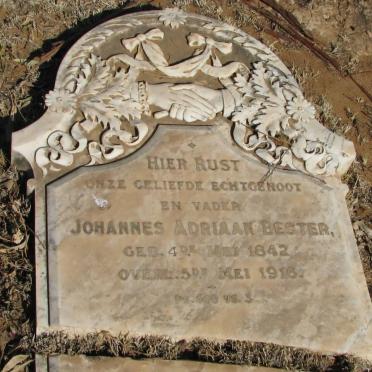 BESTER Johannes Adriaan 1842-1916