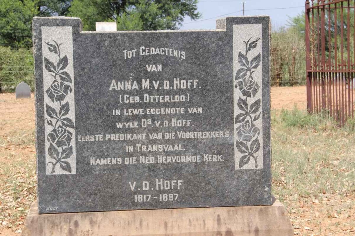 HOFF Anna M., v.d. nee OTTERLOO 1817-1897