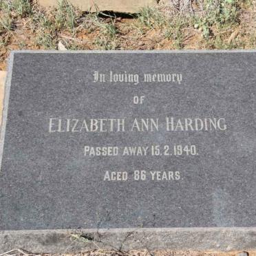 HARDING Elizabeth Ann -1940