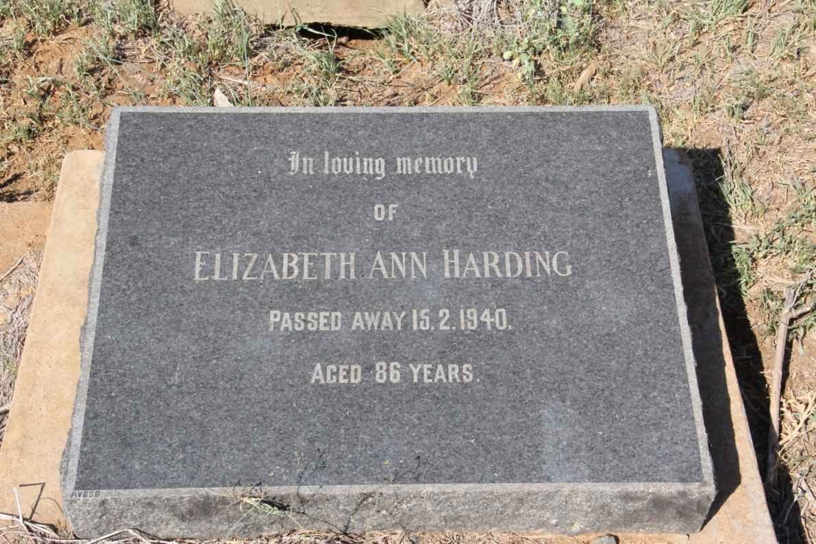HARDING Elizabeth Ann -1940