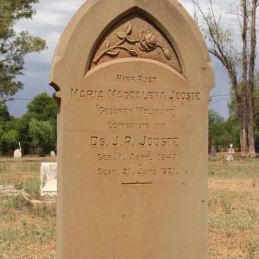 JOOSTE Maria Magdalena nee WOLVAART 1847-1921