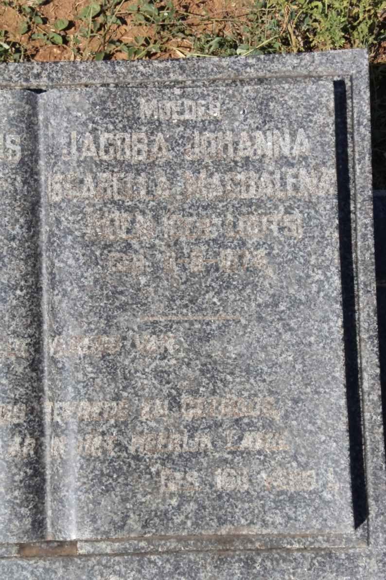 KOEN Jacoba Johanna Isabella Magdalena nee LOOTS