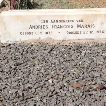 MARAIS Andries Francois 1872-1946