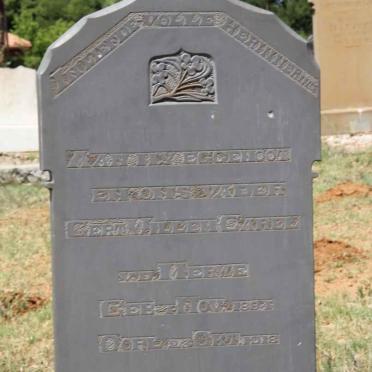 MERWE Gert Willem Carel, v.d. 1894-1918