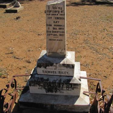 RILEY Samuel 1859-1912 &amp; Izit Rebecca 1859-1937