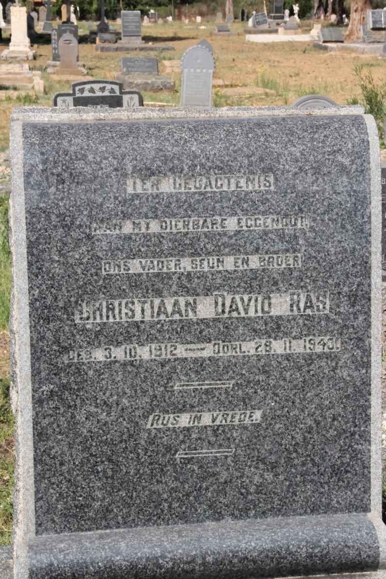 RAS Christiaan David 1912-1940