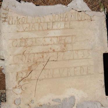 SWANEPOEL Nikolaas Johannes 1861-1935