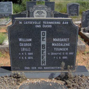 BEER William George, de 1885-1970 &amp; Margaret Magdalene Younger SCHUTTE 1897-1990