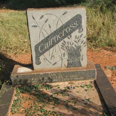 CAIRNCROSS Jan J. 1927-1965