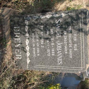 DREYER Samuel Johannes 1888-1973