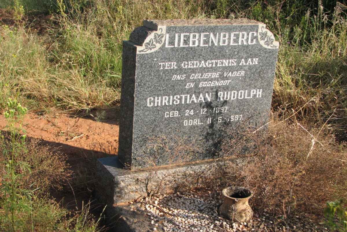 LIEBENBERG Christiaan Rudolph 1897-1967