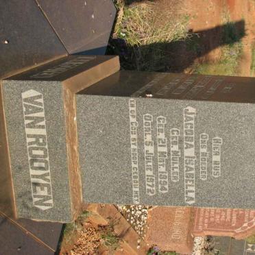 ROOYEN Frederick Petersen, van 1888-1947 &amp; Jacoba Isabella MULLER 1894-1972 