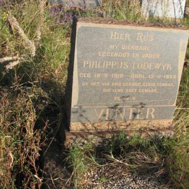 VENTER Philippus Lodewyk 1916-1958