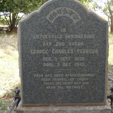 PEARSON George Charles 1878-1949