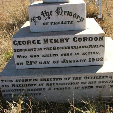 GORDON George Henry  -1902