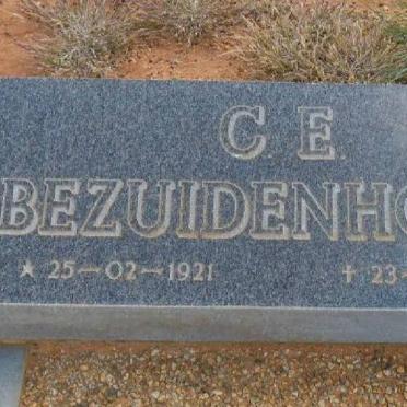BEZUIDENHOUT C.E. 1921-1978