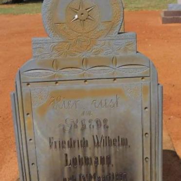 LOHMANN Friedrich Wilhelm 1897-1901