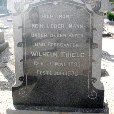 THIELE Wilhelm 1890-1970