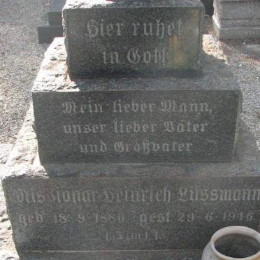 LÜSSMANN Heinrich 1880-1946