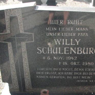 SCHULENBURG Willy 1942-1980