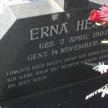 HESSE Erna 1907-1907
