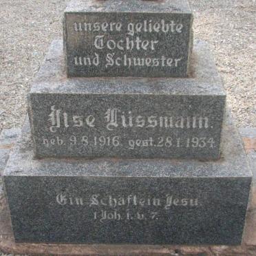 LÜSSMANN Ilse 1916-1934